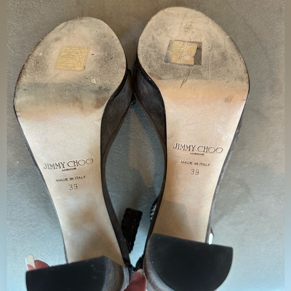 Jimmy Choo Holly Dark Brown Heels - Picture 12 of 12